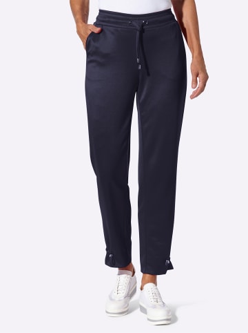 Sieh an! Jersey-Hose in marine