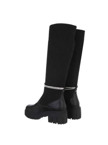 Ital-Design Stiefel in Schwarz