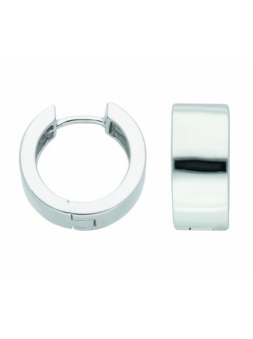 Adeliás Damen 925 Silber Ohrringe / Creolen Ø 19,2 mm in silber