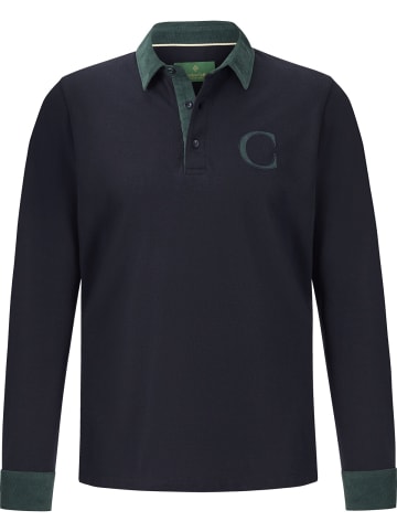 Charles Colby Langarm-Poloshirt DUKE BLAKE in dunkelblau