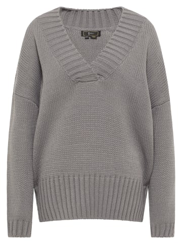 faina Strickpullover in Grau