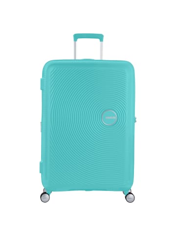 American Tourister Soundbox - 4-Rollen-Trolley L 77 cm erw. in poolside blue