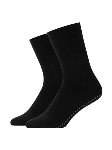 SNOCKS Anti-Rutsch ABS Socken aus Bio-Baumwolle 2 Paar in Schwarz (SNOCKS)