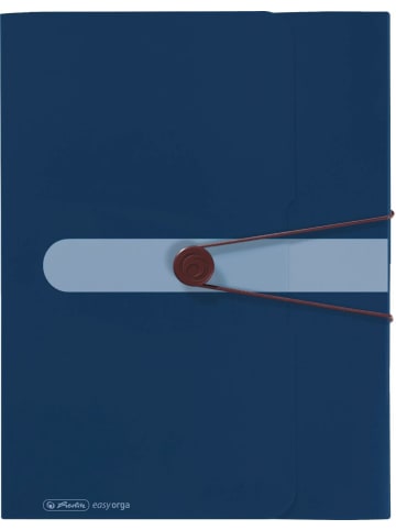 Herlitz Sammelbox Recycling PP A4 dunkelblau to go