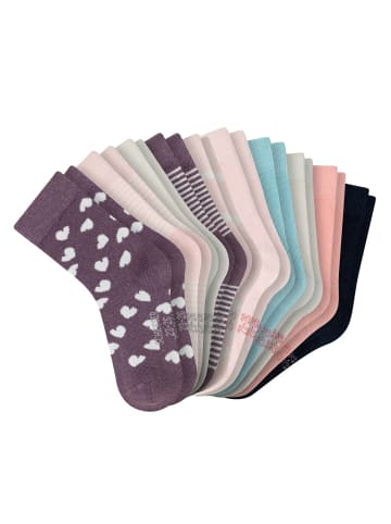 Schiesser Socken 10er Pack in Lila/Rosa