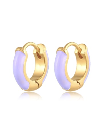 Elli Ohrringe 925 Sterling Silber in Violett hell