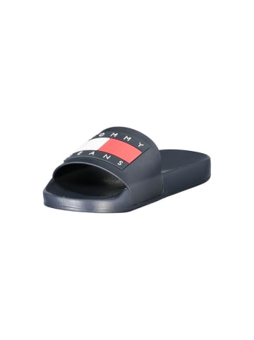 Tommy Hilfiger Blauer Polyurethan-Slipper