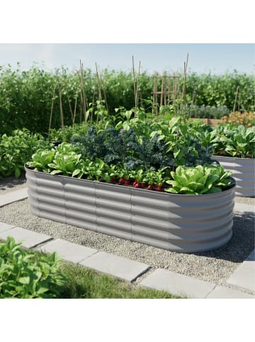 Hochbeet in Hellgrau - (B)240 x (H)45 x (T)60 cm
