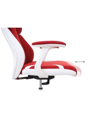 MCW Bürostuhl F12, Rot/weiß