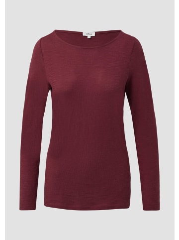 s.Oliver T-Shirt in 3902_bordeaux