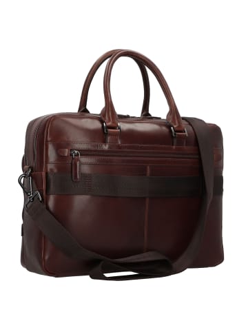 Bugatti Romano Aktentasche Leder 40 cm Laptopfach braun