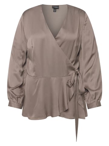 Ulla Popken Bluse in blassbraun