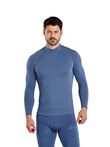 erima Athletic Longsleeve Turtleneck, Turtleneck Funktionsunterwäsche in bering sea