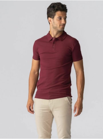 TeeShoppen Poloshirt Muscle Polo in Bordeaux