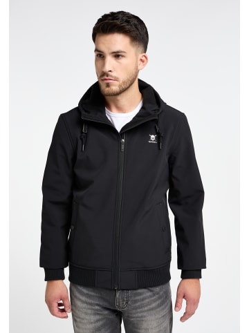 TUFFSKULL Herren Softshellblouson in Schwarz