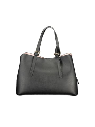 Twinset Schwarze Polyurethan-Tote-Bag