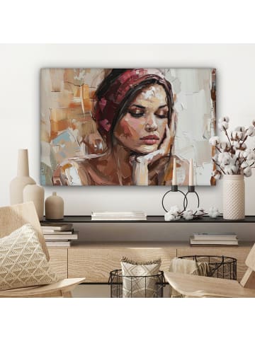 MuchoWow Leinwand bilder Träumendes Porträt (BxH)