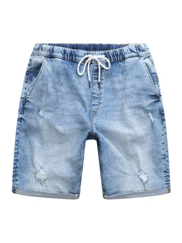 STHUGE Bermuda in bleached denim