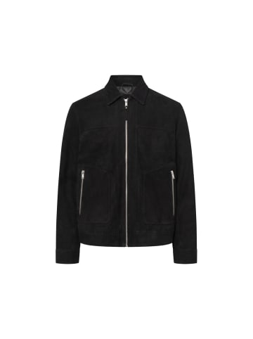 Bolongaro Trevor Lederjacke Hudson Worker in schwarz