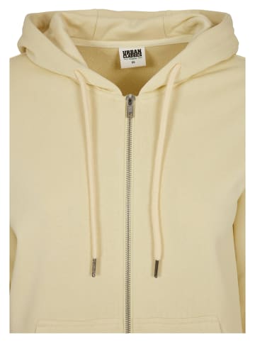 Urban Classics Zip-Kapuzenpullover in softyellow