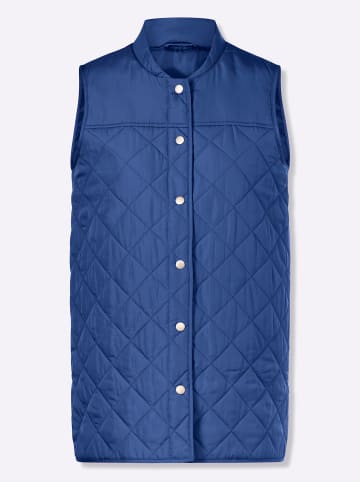 Sieh an! Longweste in jeansblau