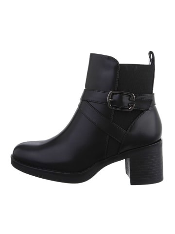 Ital-Design Stiefelette in Schwarz