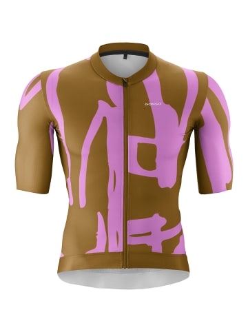 Gonso T-Shirt Road Jersey Print M in Braun5986
