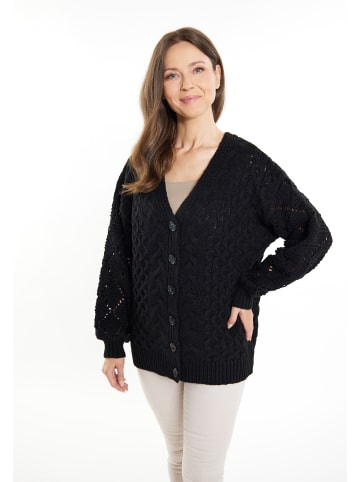 Usha Damen Strickcardigan in Schwarz
