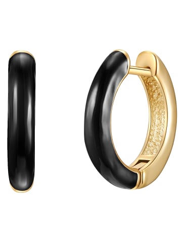 Yokoamii Creolen Metall-Legierung in gelbgold