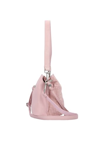 FREDs BRUDER Weave Harmony Schultertasche Leder 27 cm in blush