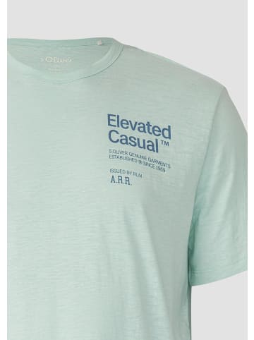 s.Oliver T-Shirt in 61D2_helles türkis