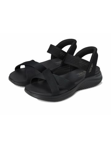 Skechers Komfort Sandalen für Damen in schwarz
