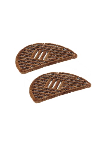 Astra Fußmatte für Innen und Außen COCO BRUSH 2ER SET 2 in Beige