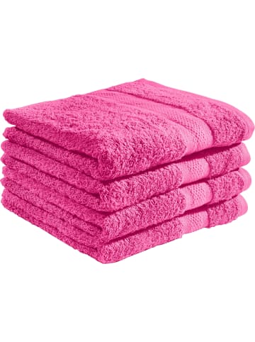 REDBEST Frottier Duschtuch 4er-Pack Chicago in pink