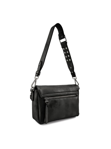 FREDs BRUDER Rebel At Heart Schultertasche Leder 26 cm in black