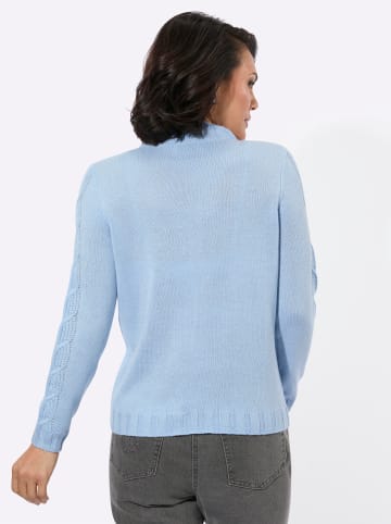 WITT WEIDEN Stehkragen-Pullover in eisblau