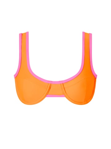 Moda Minx Bikini-Oberteil in Tangerine
