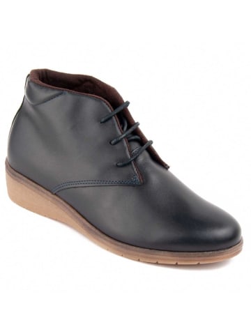 Purapiel Boots Keilstiefelette Akila in Blau