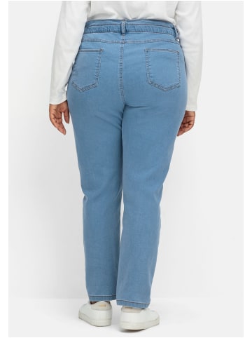 sheego Gerade Jeans in light blue Denim