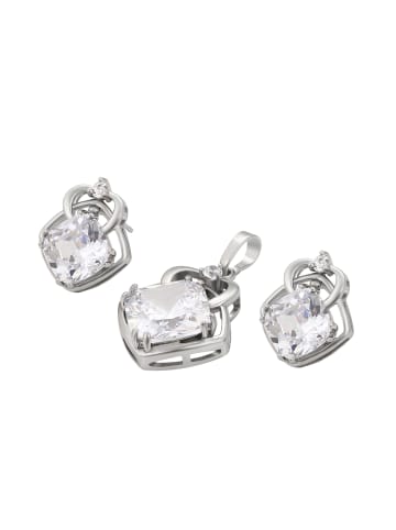 NAEMI Women Jewelry Set in Silver