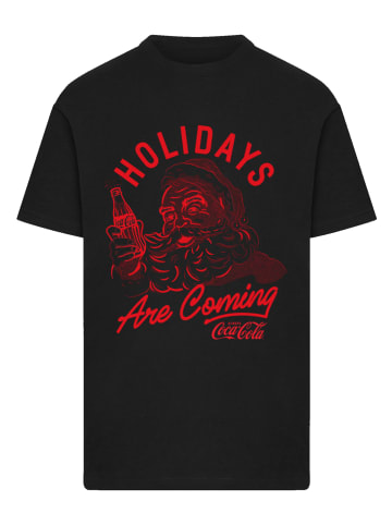 F4NT4STIC T-Shirt Coca Cola Holidays Are Coming 2 in schwarz