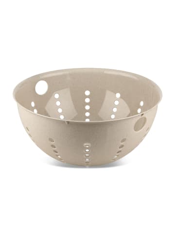 koziol Küchensieb 5 l PALSBY L in Beige, (B) 29,4 x (H) 12,7 x (L) 29,4 cm