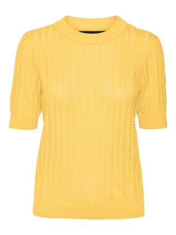 Vero Moda Strickpullover in Lemon Drop