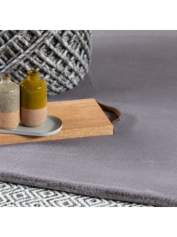 obsession Kurzflor Teppich Chaplin 545 in silber - rechteckig