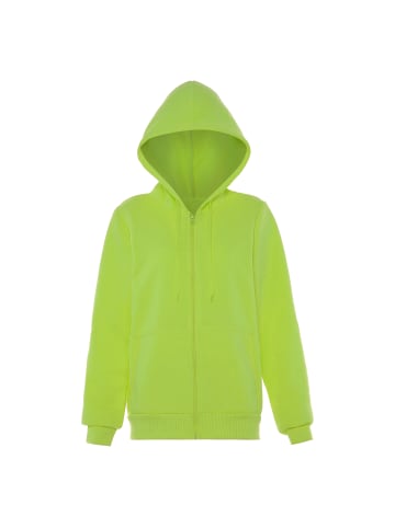myMO ATHLSR Damen Kapuzenjacke in Saure Limette