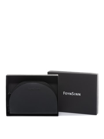 FEYNSINN Leder-Geldbörse echt Leder Damen Geldbeutel groß schwarz STINE in schwarz