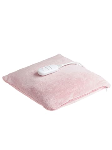 Adler Europe AD 7444 Flauschiges Heizkissen - 38 x 38 cm mit 2 Heizstufen in Rosa