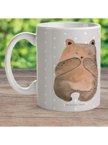 Mr. & Mrs. Panda Pott Bär Verlust ohne Spruch in Grau Pastell