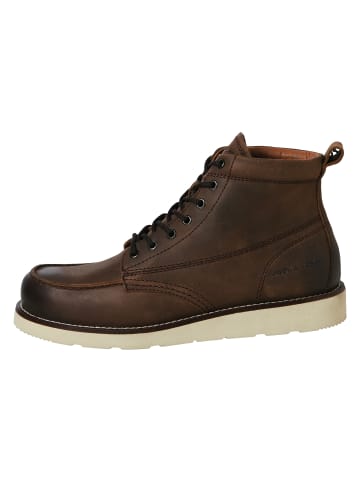 Jack and Jones Lederboots JFWTORONTO Leather Boot in Braun