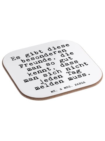Mr. & Mrs. Panda Untersetzer für Gläser Es gibt diese besonderen... in Weiß